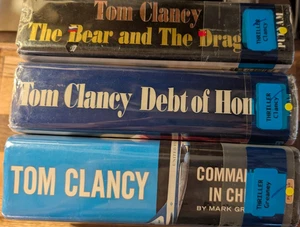 Posten 3 Tom Clancy Hardcover Bücher guter Lesezustand saubere Seiten - Bild 1 von 4