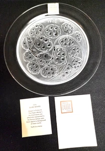 LALIQUE FRANCE 1974 Jahresteller Sou D'Argent Silber Pennies mit Box + Papiere 81/4" - Bild 1 von 6