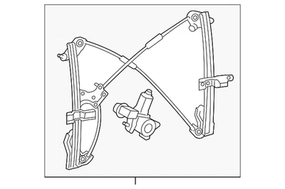 Genuine Toyota Sequoia 2008-2022 Window Regulator (69850-0C062) - Image 1 of 3
