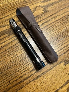 Microscopio tascabile vintage made in Germany senza marchio 40 50 60 potenza con custodia  - Foto 1 di 13