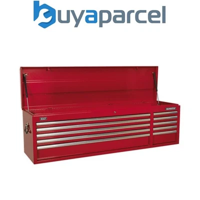 Sealey AP6610 Superline PRO® Topchest 10 Drawer - Red  - Image 1 of 4
