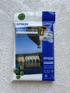 Epson Premium Semigloss Fotopapier 50 Blatt neu unversiegelt 4x6" - Bild 1 von 2