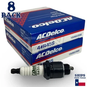 8 Pack Genuine GM ACDelco R45S Spark Plugs 19362366 - Picture 1 of 3