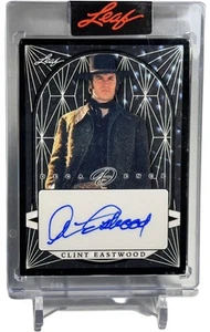 CLINT EASTWOOD 2023 LEAF DECADENCE POP CENTURY BLACK FRAMED AUTO CARD #7/7 SP! - Bild 1 von 3