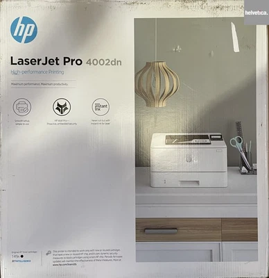 HP LaserJet Pro 4002dn A4 Mono Network Laser Printer (3.2 Pages NO Toner) - Image 1 of 4
