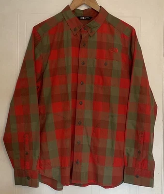 Mens The North Face Checked Shirt Size Medium Button Down Collar  - Image 1 of 4