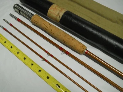 Wright Mcgill caña de bambú para moscas, 9050, arroyo y lago, 9'-3/2-completa Foto 1 de 4