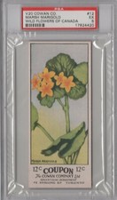 1920 Cowan Co. V20 Wild Flowers of Canada #12 Marsh Marigold Graded PSA 5