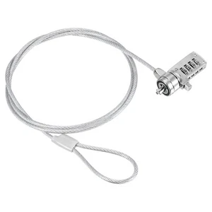 Ordinateur Câble Serrure, 4 Ft Sécurité Câble, 4 Digit Combination Ordinateur Se - Photo 1/5