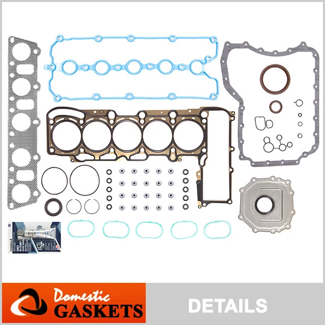 Juego completo de juntas para Volkswagen Jetta Beetle Rabbit 2,5 L DOHC 05-11 BGP BPR BPS Foto 1 de 4