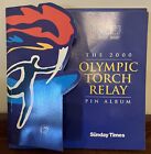 Sydney Olympics 2000 Herald Sun Olympic Torch Relay Pin Album 16 Pins 