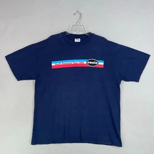 Vintage Oasis Shirt Mens XL Blue North American Tour 1996 Britpop Concert Tee - Picture 1 of 12