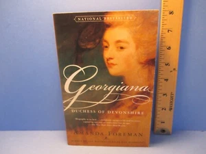 book biography GEORGIANA DUCHESS OF DEVONSHIRE by AMANDA FOREMAN pb 2001 - Picture 1 of 8