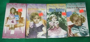 4 Vintage Shirley Temple VHS Tapes, War Baby, Pardon my Pues, and 2 more NIB - Picture 1 of 5