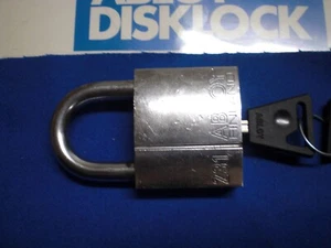 ABLOY® DISKLOCK PL231D Vintage HOCHSICHERHEITS-VORHÄNGESCHLOSS mit 2 Schlüsseln & Codekarte - Bild 1 von 5