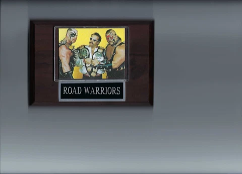 THE ROAD WARRIORS PHOTO PLAQUE WRESTLING NWA PAUL ELLERING Cover