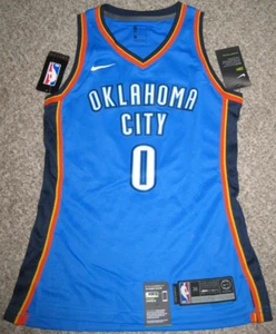 Russell Westbrook OKC Thunder Blue Women's Nike Swingman Jersey - Picture 1 of 6