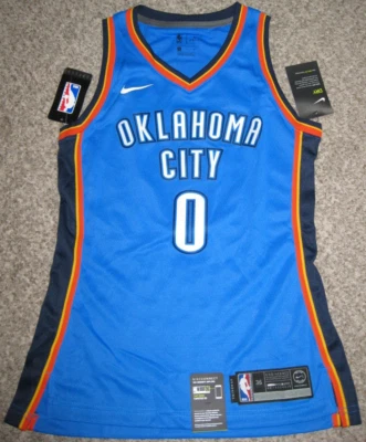 Russell Westbrook OKC Thunder Blue Women's Nike Swingman Jersey - Image 1 of 4
