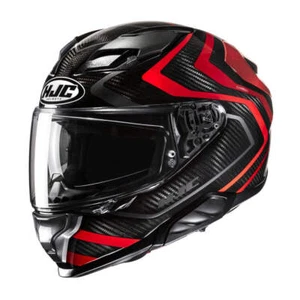 Casco de moto HJC F71 carbono Nevio MC1 rojo - Imagen 1 de 5