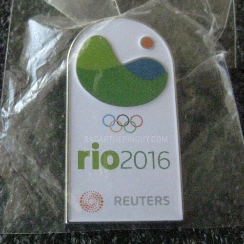 Broche de mídia 2016 Rio Olympic Reuters - Imagem 1 de 1