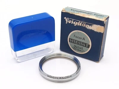 Voigtlander 343/41 40.5mm Focar A 1m Close Up Filter for Vitessa T - UK Dealer - Image 1 of 4