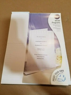 Programas plegables Wilton - 17 hojas - Blanco simple pero elegante Foto 1 de 4