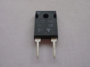 Resistenza foro passante, 1 kohm, 375 V, TO-247 prodotta da Vishay LTO 100 serie Z810 - Foto 1 di 1