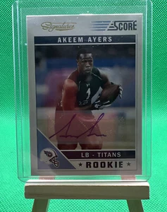 2011 Score Signatures Akeem Ayers #305 Rookie Auto RC Tennessee Titans - Picture 1 of 2