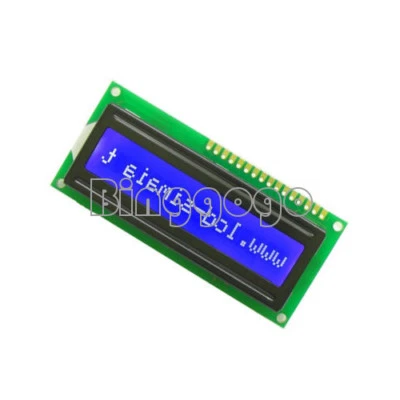 MARKENLOS 1Stks Blue Blacklight 1601 16x1 Character LCD Display Module For Arduino