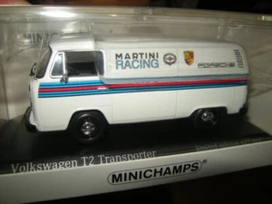 1:43 Minichamps VW T2 Transporter Porsche Martini Racing en embalaje original - Imagen 1 de 1