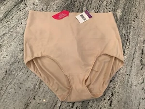 Maidenform No Pinch Shaping Waistband Briefs Nude Shapewear 2XL NWT - Picture 1 of 4