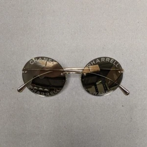 CHANEL X PHARRELL ROUND SUNGLASSES GOLD - Picture 1 of 4