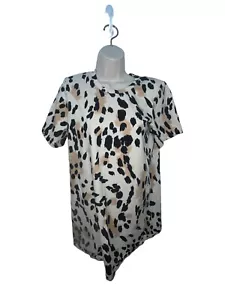 Vestido Camiseta Sanctuary Mujer Pequeña Replay Estampado Animal Sobre la Rodilla Cuello Redondo - Imagen 1 de 13