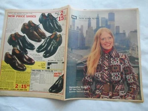 1971 MAI 16 NY NEWS ZEITUNG ENSISTO Magazin-SAMANTHA RIDGE - Bild 1 von 3