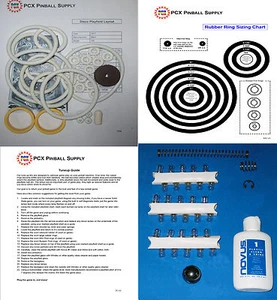 Kit de puesta a punto de máquina de pinball Stern Disco 1977 - incluye kit de anillo de goma - Imagen 1 de 2