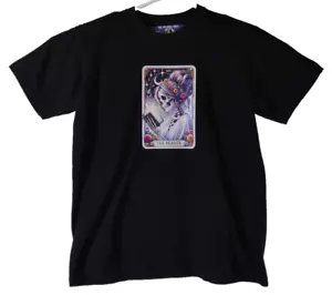T-shirt donna My Gothic Girl XL nera scheletro il lettore tarocchi girocollo - Foto 1 di 9