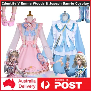 Identity V Emma Woods & Joseph Sanrio Collection Cosplay Costume Full Set Outfit - Picture 1 of 27