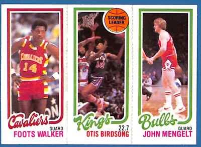 1980-81 Topps John Mengelt/Otis Birdsong/Foots/Walker #48/122/60 Ex - Image 1 of 2
