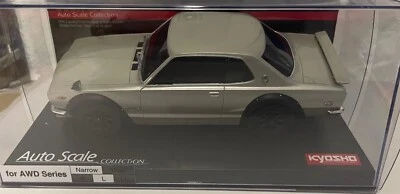 Kyosho Mini-Z Autoscale, Nissan Skyline 2000GT-R, silver, Ref.: MZP466S - Bild 1 von 4