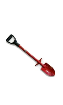 Black Ada Spartan Metal detecting Spade -Searcher Magazine Red