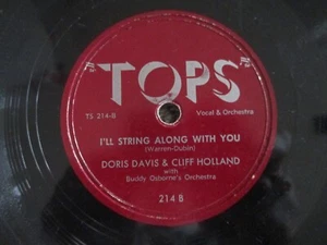The Blenders "Cruising Down the River/I'll String Along with You" TOPS 214, 1950 - Picture 1 of 3