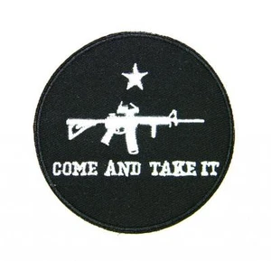 Come And Take It Texas Gonzalez Freedom 2A Sew On Patch - Picture 1 of 1