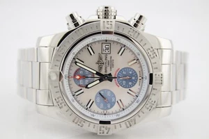 Breitling Avenger 2 Special Edition White MOP Dial 43mm Watch A13381 - Picture 1 of 13