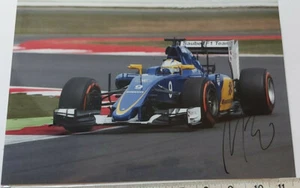 MARCUS ERICSSON HAND SIGNED PROFESSIONAL  8" X 12" PHOTO COA - OFFERS ACCEPTED  - Imagen 1 de 2