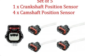 5x Connector of Camshaft/Crankshaft position Sensor Fits:GM Vehicles Saab 10-20 - Picture 1 of 7