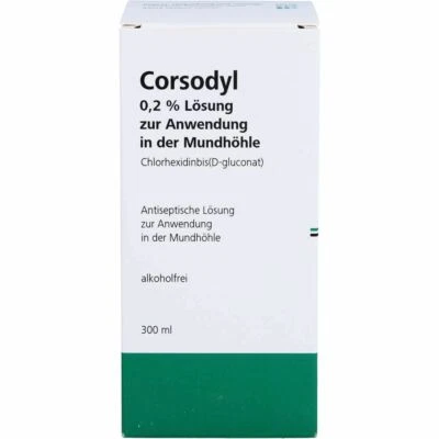EURIMPHARM ARZNEIMITTEL GMBH CORSODYL Lösung 300 ml PZN01974282