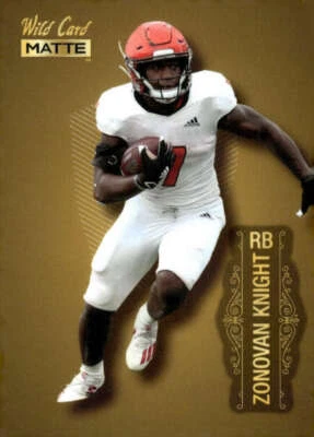 ZONOVAN KNIGHT RC 2022 Wild Card Gold Matte ROOKIE #117 Jets NFL  ID:120173 - Image 1 of 2