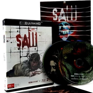 Saw (2004) | Limited Ed. 1/1500 | 4k Blu-ray Reg B | Via Vision, 2024 | w/j-card - Picture 1 of 12
