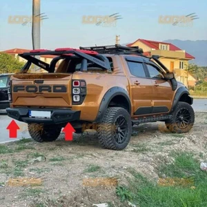 Ford Ranger Stahl Stoßstange Stoßstagen Heckstossstange Hinten 2012-2023 LIMITED - Bild 1 von 7