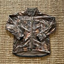 True Timber Jacket Mens Extra Large Brown Kanati Camo Full Zip Fleece Line Hunt